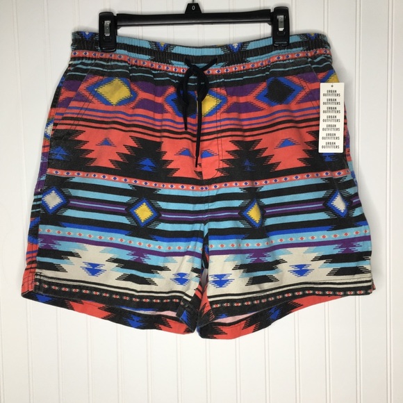 Urban Outfitters Other - Urban Outfitters Aztec Drawstring Shorts Large NWT